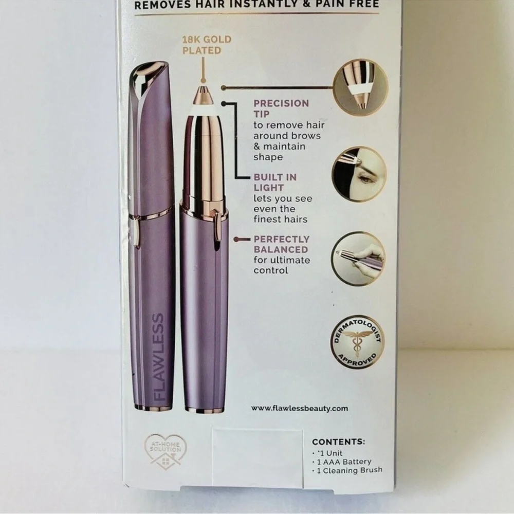 18K Gold Plated Hair Remover - Lavender and Gold
